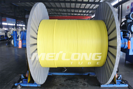 PVDF ha incapsulato la linea di controllo della metropolitana capillare degli ss Flatpack per olio e pozzo di gas