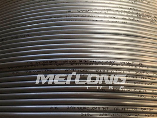 Linea di controllo idraulica 0.89mm idraulica capillare della tubatura 0.035in degli ss Incoloy 825