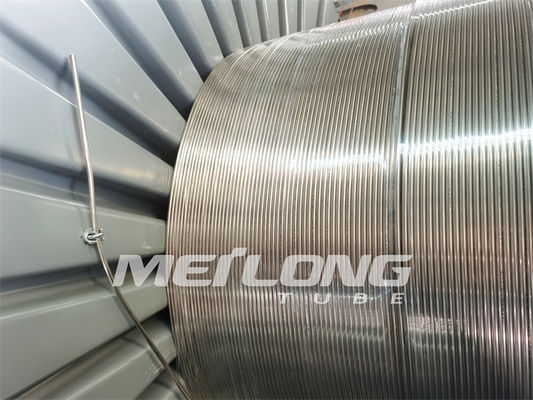3 / 8&quot; OD X 0,049&quot; acciaio inossidabile del duplex 2205 arrotolati della tubatura del capillare del PESO per pozzo di gas