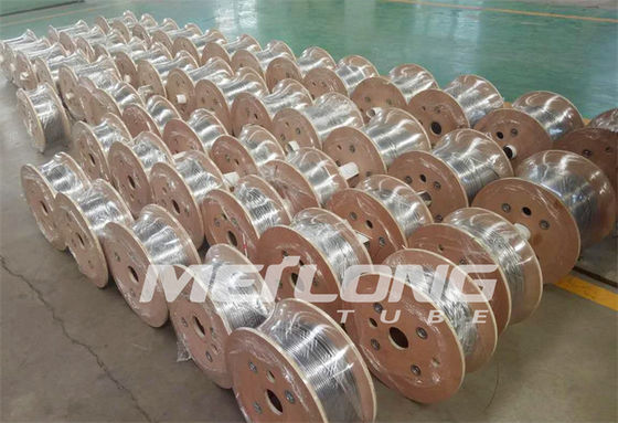 3 / 8&quot; OD X 0,049&quot; acciaio inossidabile del duplex 2205 arrotolati della tubatura del capillare del PESO per pozzo di gas