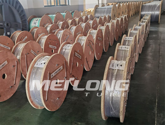 1 / 4&quot; OD X 0,065&quot; linea di controllo idraulica del nichel della tubatura di rame del freno Incoloy 825