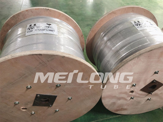 Linea di controllo incapsulata tubatura arrotolata di acciaio inossidabile di ASTM B704 Incoloy 825