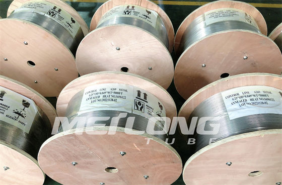 Linea di controllo idraulica ISO15156 3/8&quot; OD X 0,065&quot; linea chimica dell'iniezione del PESO