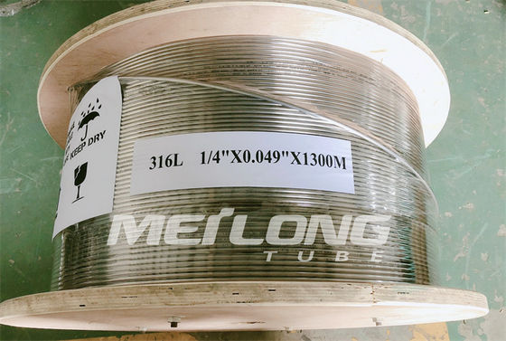 Linea di controllo idraulica senza cuciture dello SGS BV bobina del metallo della tubatura capillare della tubatura