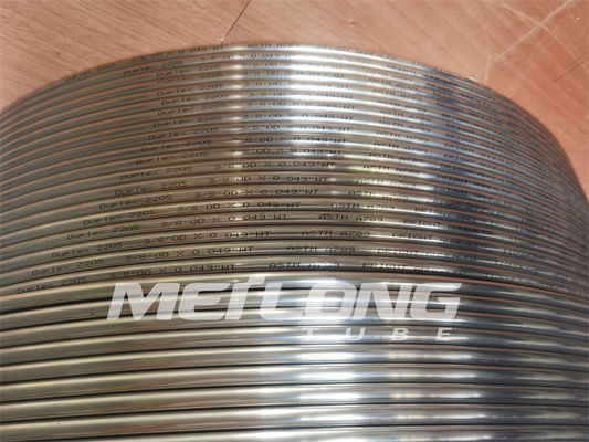 Bobina 1 della tubatura di acciaio inossidabile dei montaggi del puntale bobina della metropolitana di 2 12000M Hydraulic Tested Steel