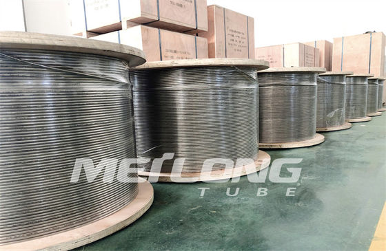Linea di controllo di acciaio inossidabile di ASTM B704 tubatura arrotolata di acciaio inossidabile della tubatura 12000m