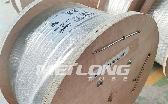 Bobina arrotolata capillare luminosa pulita della tubatura di acciaio inossidabile 4 della tubatura 10000Psi 1