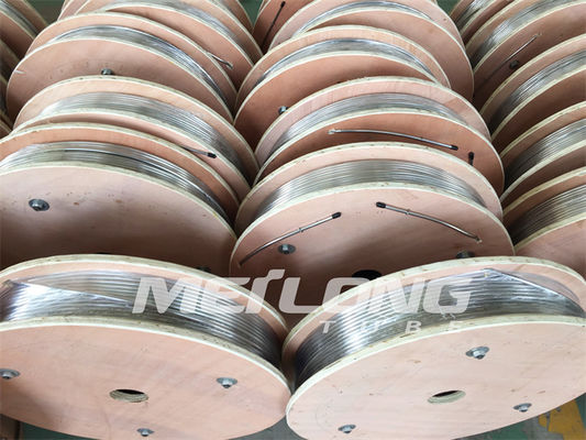 Il capillare temprato del martello ha arrotolato la tubatura con i montaggi del puntale 1 bobina inossidabile 2