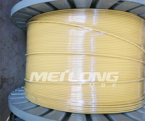 PVDF 12000M Encapsulated Control Line intorno a tubatura arrotolata capillare rettangolare