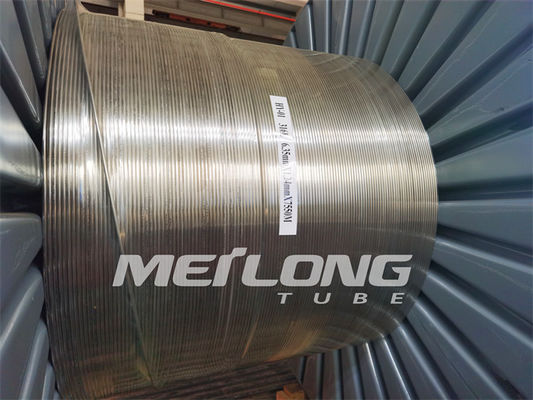 metropolitana capillare inossidabile di lunghezza continua arrotolata della tubatura di acciaio inossidabile del capillare 10000psi