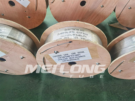 Linea di controllo idraulica della tubatura del duplex 2205 ss tubi capillari sottili per il foro del basso
