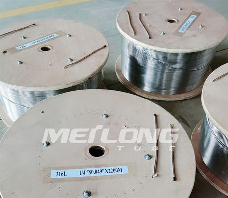 superficie luminosa altamente pulita della tubatura di 12000M Nickel Alloy Tubing Inconel 718
