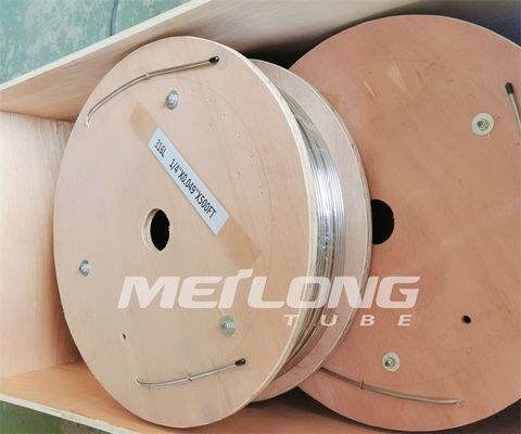 superficie luminosa altamente pulita della tubatura di 12000M Nickel Alloy Tubing Inconel 718